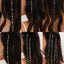 Diadema de Pelo Trenzado de Grava Colorida con Borlas