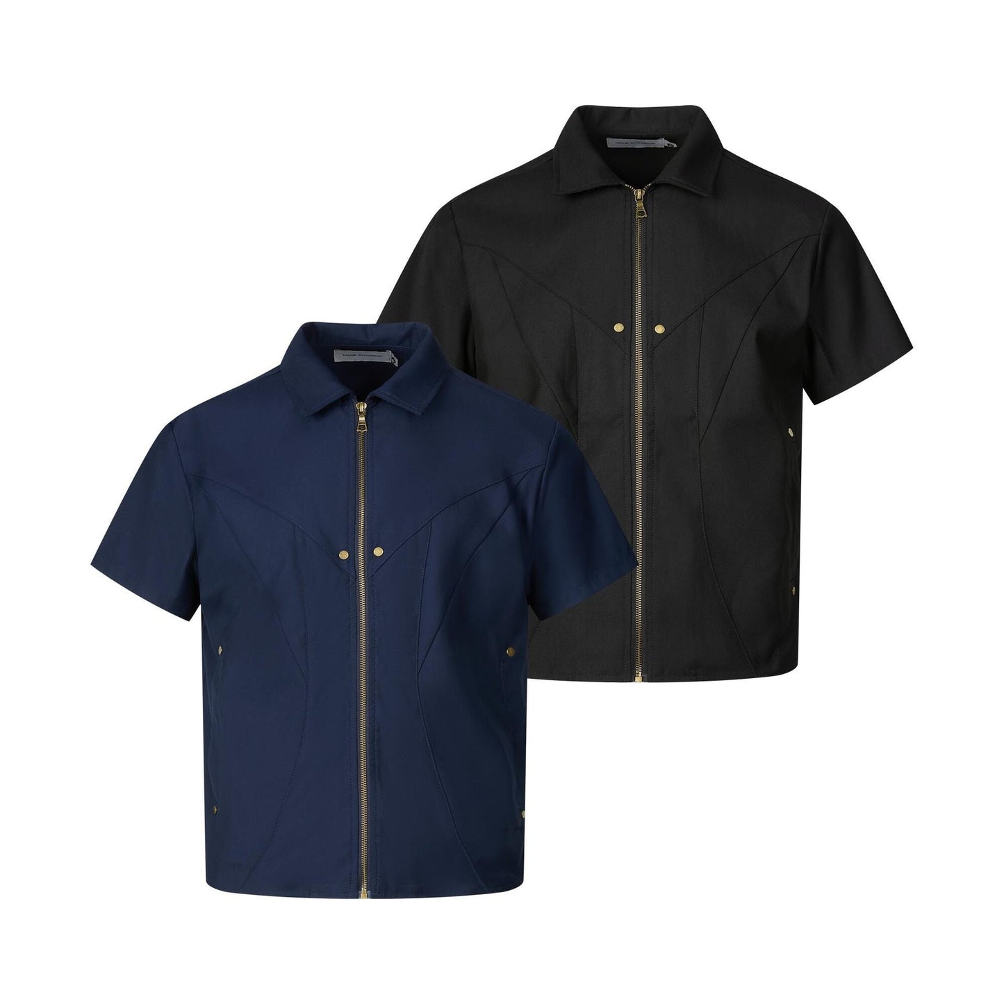 Men's Loose Short Sleeved Shirt - Japanese Retro Style