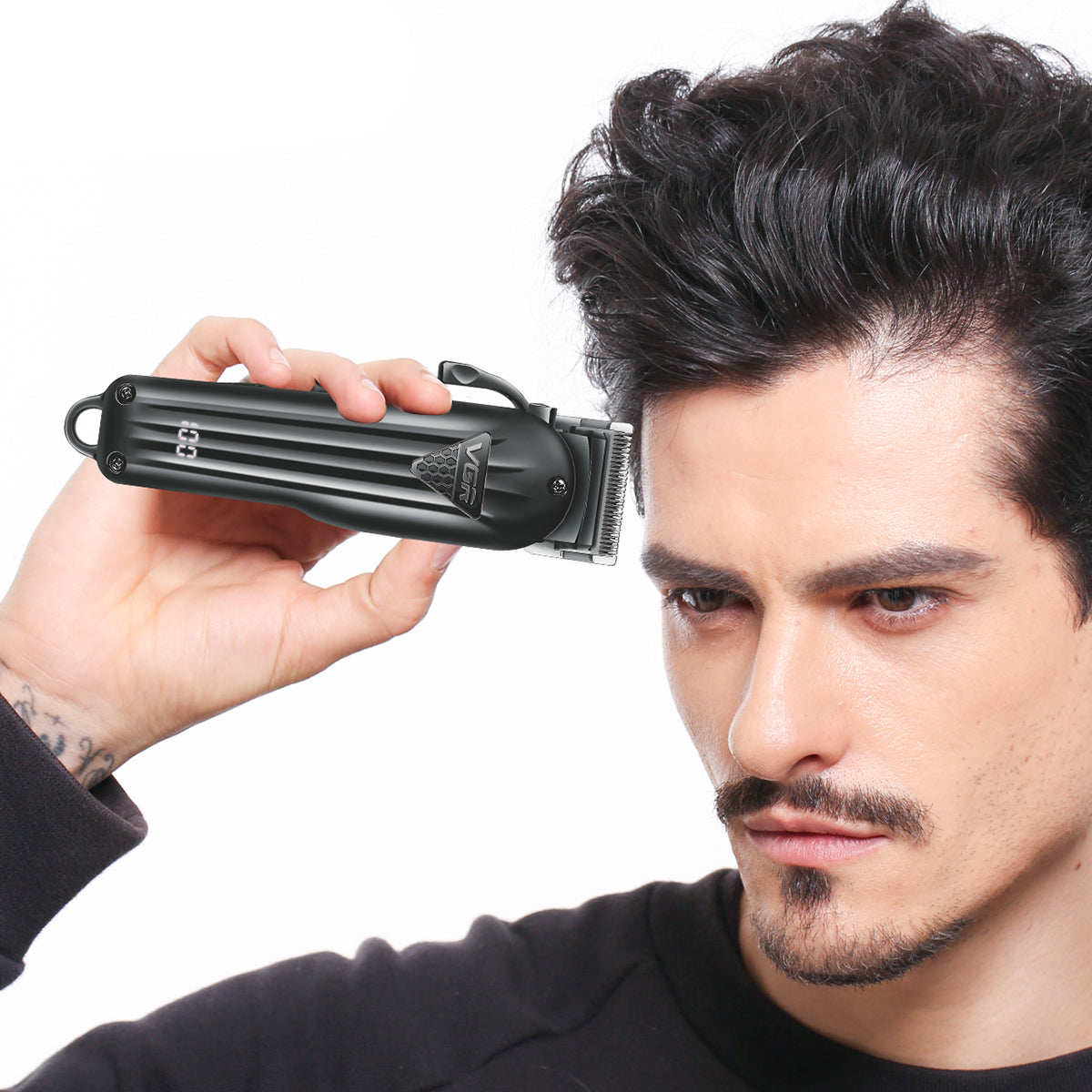 Electric Hair Clipper Fine Adjustment Gradual Change Electric Hair Salon Usb Rechargeable Household Electric Hair Clipper - Korvel
