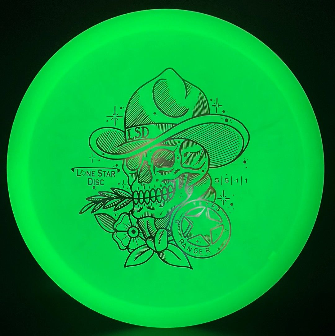 Alpha Glow Texas Ranger Disc Golf Disc
