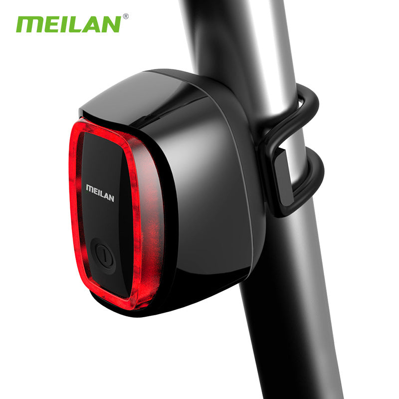 Bicycle Intelligent Brake Tail Light X6 Brake Induction 7-Speed Flashing Riding Warning Night Riding Light - Korvel