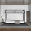 Adam Twin over Twin Metal Bunk, Black - Korvel