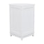 Modern White Triangle Corner Bathroom Cabinet with Adjustable Shelf