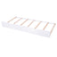 Full Size Storage Platform Bed with Pull Out Shelves and Twin Size Trundle, White - Korvel