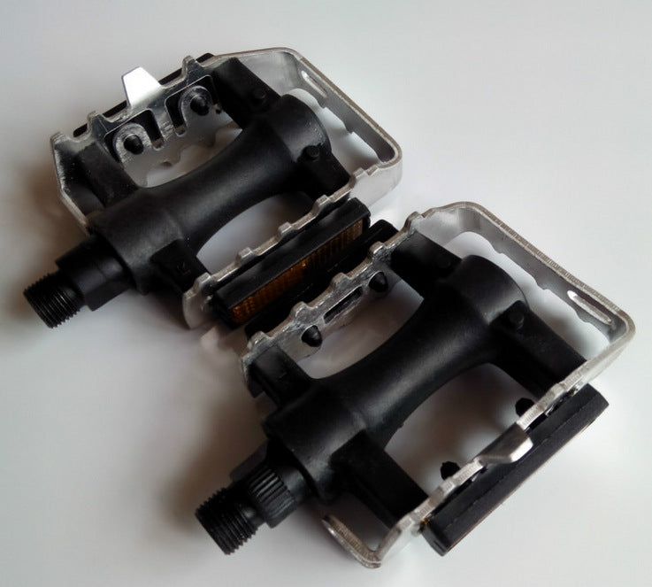 Mountain Bike Pedals Bicycle Equipment Pedals Dead Fly Pedals Ultra-Light Semi-Aluminum Alloy Pedals - Korvel
