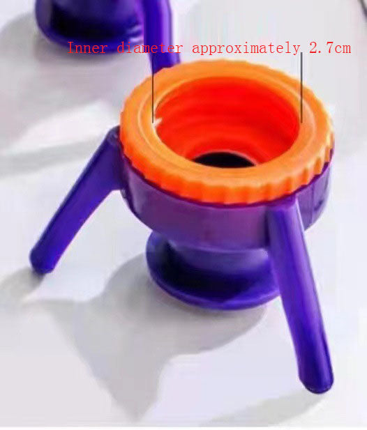 Soporte Multifuncional Invertido para Tapas de Botellas de Productos de Ducha