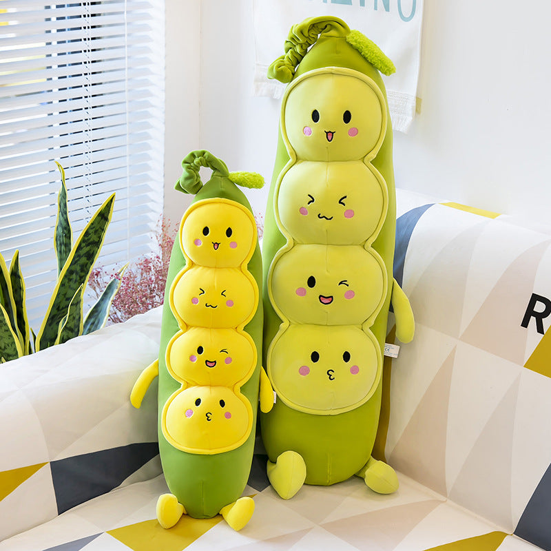 Pea Pillow Plush Toy Long Sleep Doll Caterpillar Grabber Doll - Korvel