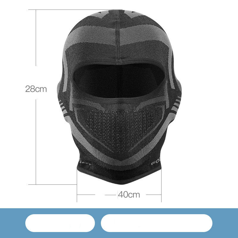 Winter Cycling Warm Scarf For Men And Women Double Layer With Fleece Thickened Cold Mask Windproof Ear Protector Head Cover - Korvel