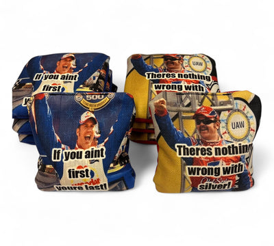 Premium Talladega Nights Cornhole Bags - Set of 8 - Korvel