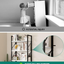 5-Tier Bookshelf, Freestanding White Book Shelf Modern Minimalist Open Display Storage Book Shelves Standing Shelving Unit White - Korvel