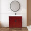 Ensemble de meuble de salle de bain élégant avec lavabo et rangement