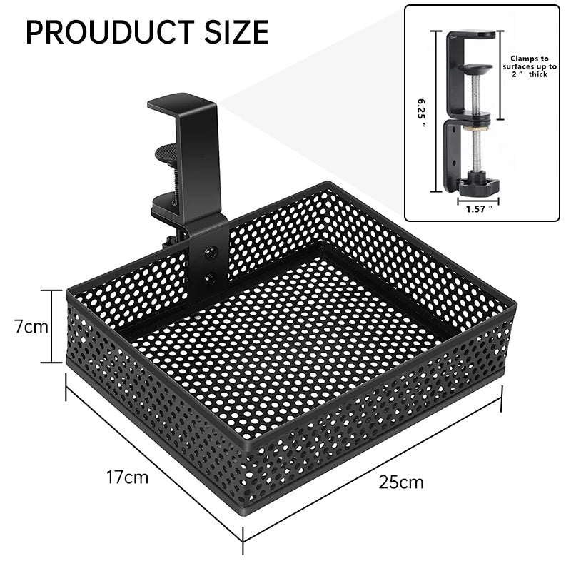 Premium Mesh Desk Organizer with Swivel Pencil Drawer
