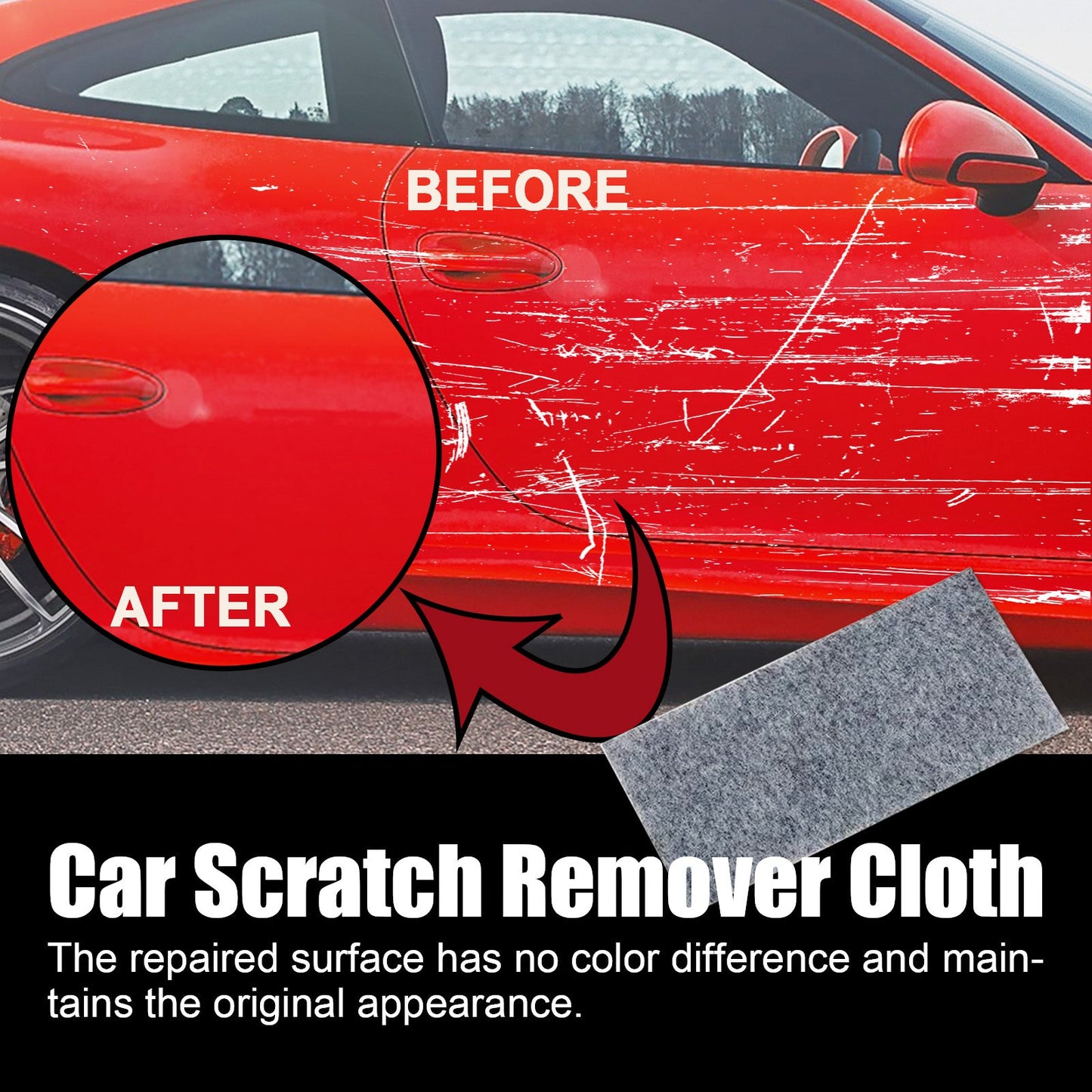 Chiffon en microfibre premium pour enlever les rayures de voiture