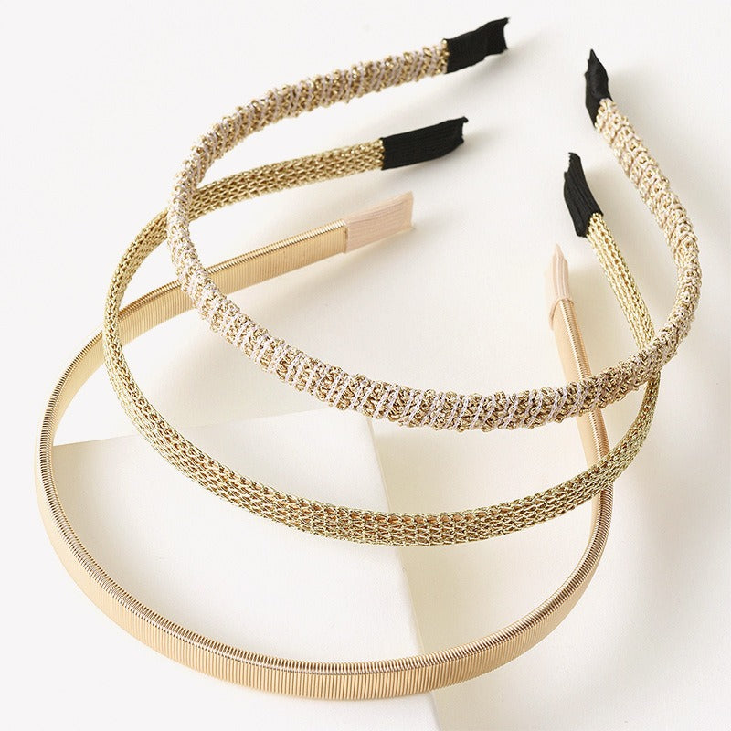 Minimalist metal spring hair clip fine hairpin head clip - Korvel