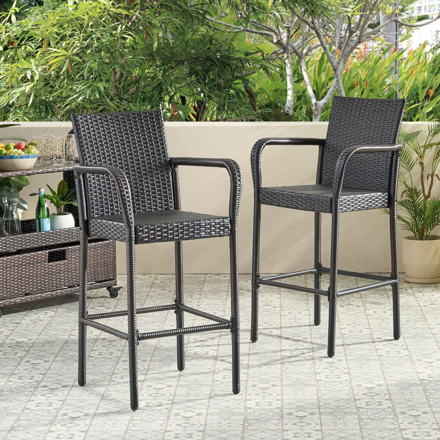Littleton Barstool - Elegant Brown Design