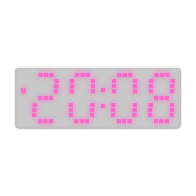 Simple Style LED Electronic Alarm Clock Battery and Plug-in Dual-use Timepiece Yida Time - Korvel