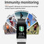 T1 Smart Watch Band With Temperature Immune Measure ECG Heart Rate Blood Pressure Monitor Weather Forecast Drinking Remind - Korvel