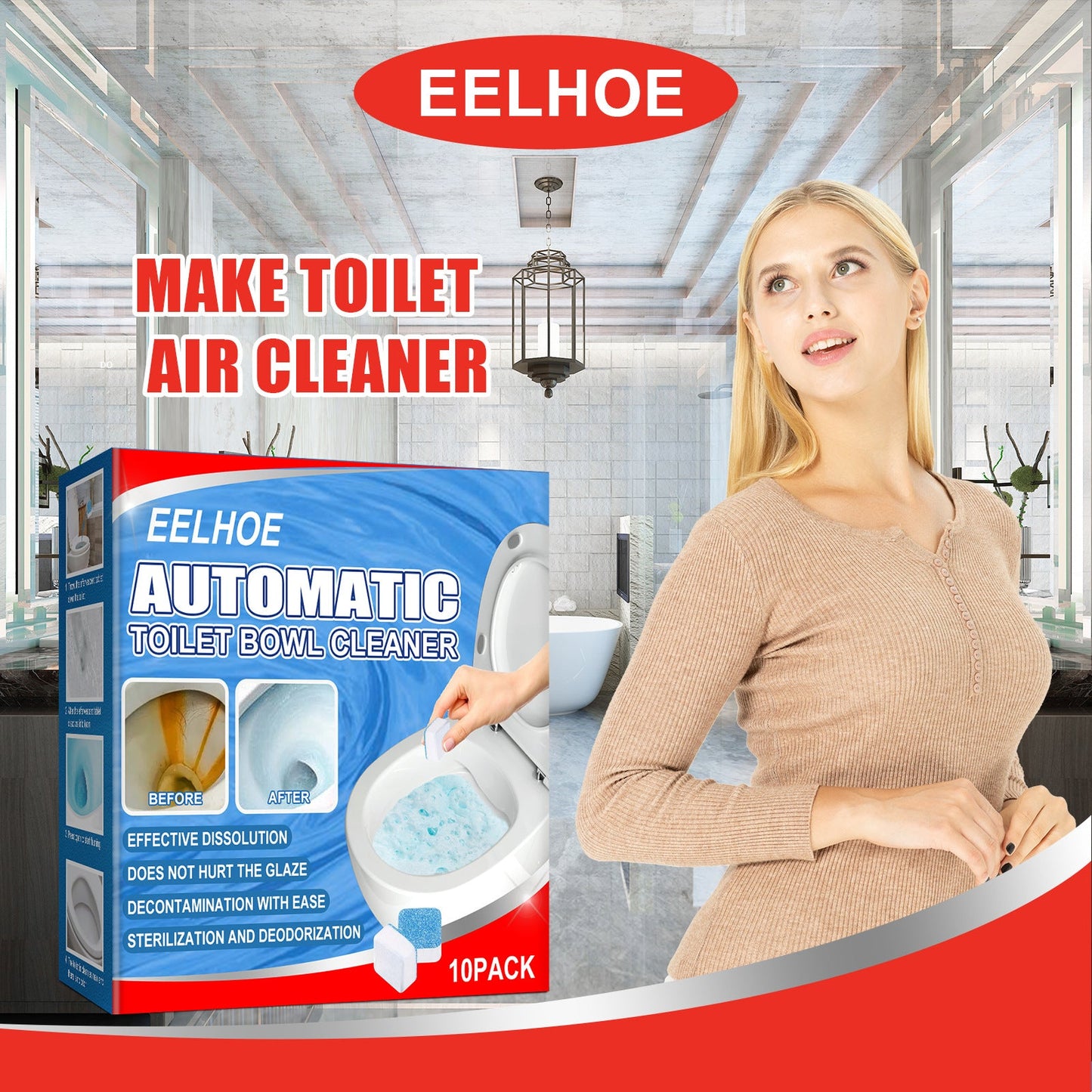 Premium Toilet Cleaning Effervescent Tablets