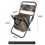 Outdoor Camping Folding Chair with Storage Backrest and Carrying Bag for Art Students' Sketching - Korvel