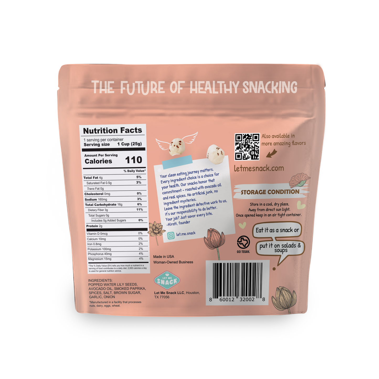 Barbecue Popped Water Lily Seeds – Smoky, Tangy Vegan Snack - Korvel