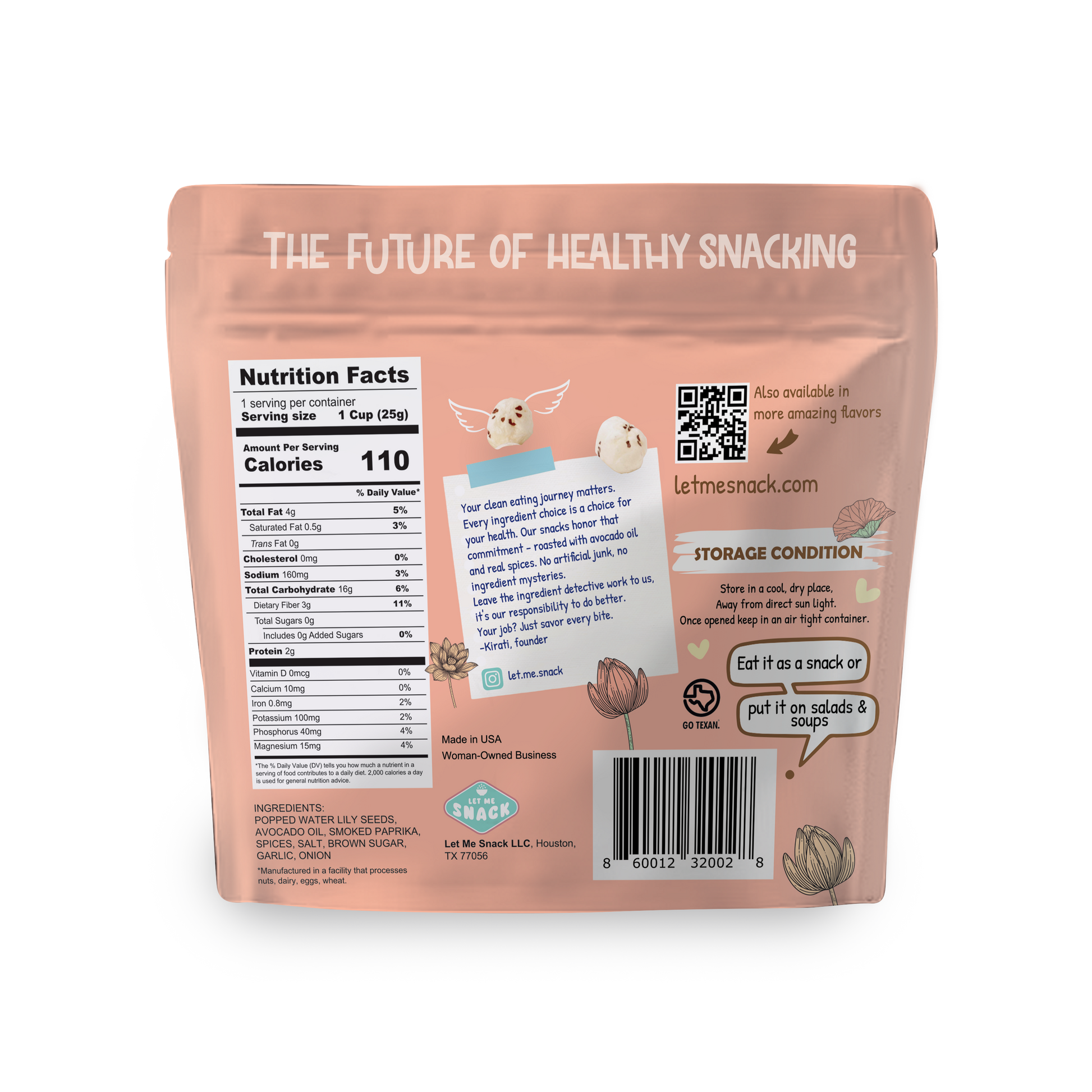 Barbecue Popped Water Lily Seeds – Smoky, Tangy Vegan Snack - Korvel