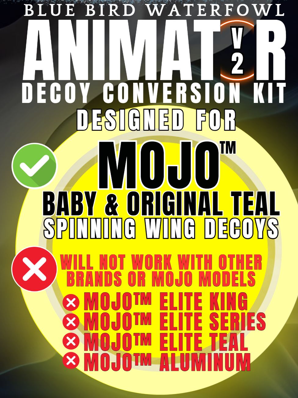Mojo Animator V2 for Baby & Original Teal Decoys - Korvel