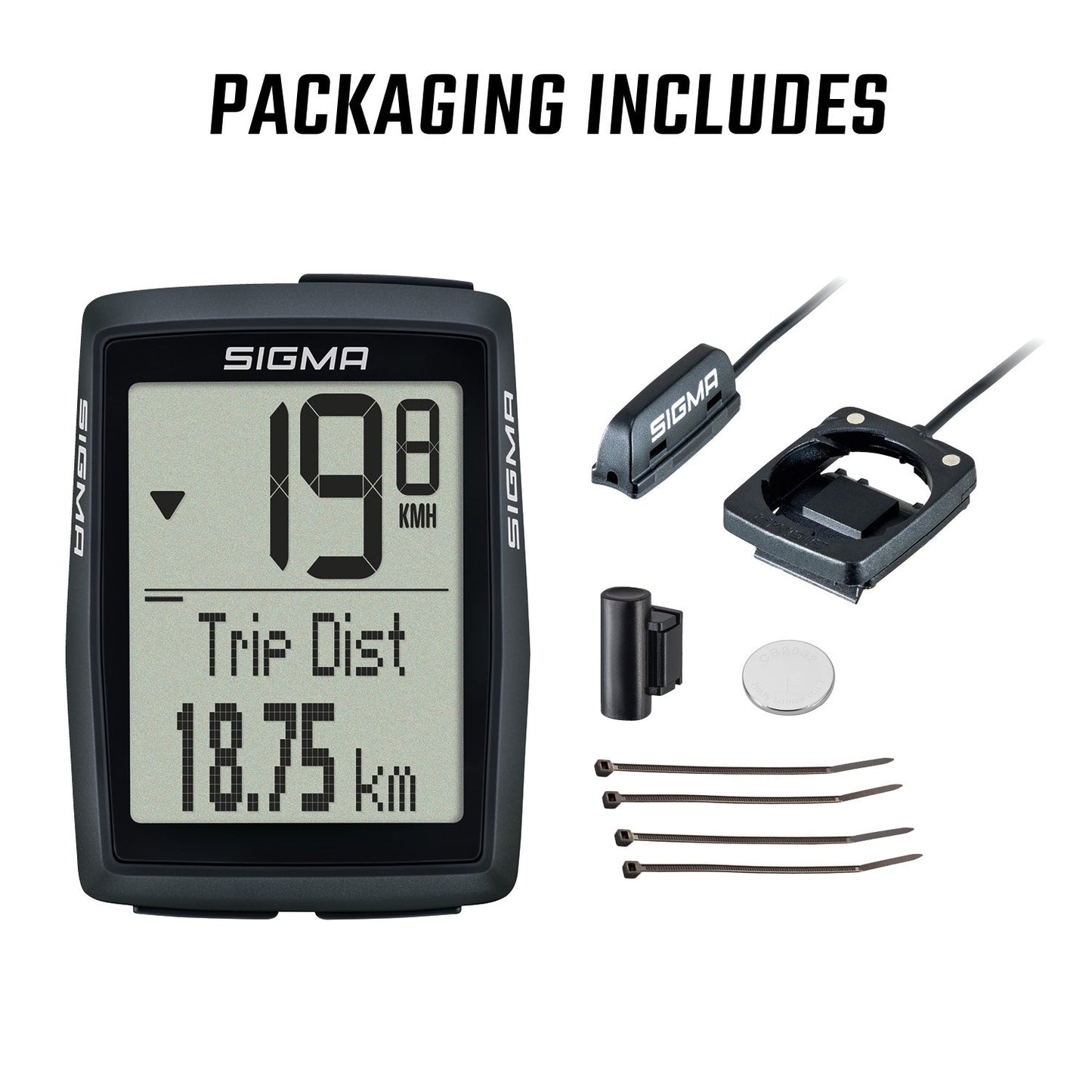 SIGMA Originals BC 14.0 Computadora de Bicicleta con Cable