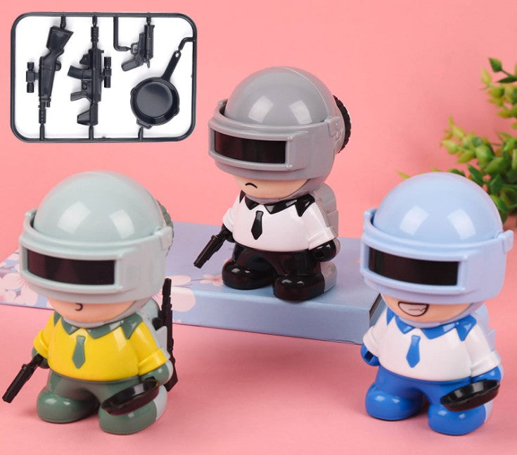 Children's cartoon chicken eating robot pencil sharpener large caliber - Korvel