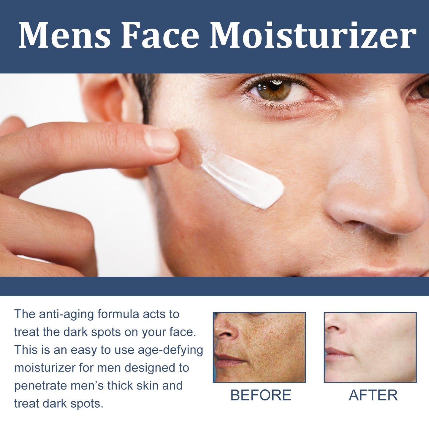 Crema Facial para Hombres 6 en 1 para Hidratación y Suavizado