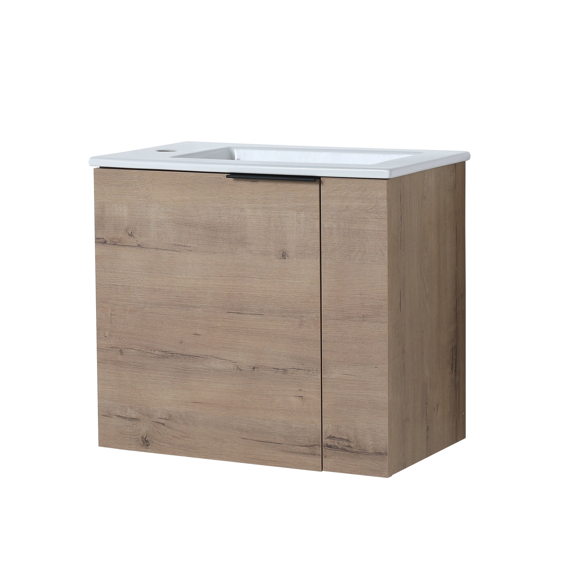 Bathroom Vanity with Sink 22 Inch for Small Bathroom,Floating Bathroom Vanity with Soft Close Door,Small Bathroom Vanity with Sink, 22x13 (KD-Packing) - Korvel