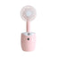 New Rotary Spray Fan USB Rechargeable Mini Humidifier Portable Silent Shaking Head Fan - Korvel