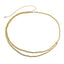 Simple and versatile, personalized and sexy double-layer pearl waist chain, body chain - Korvel