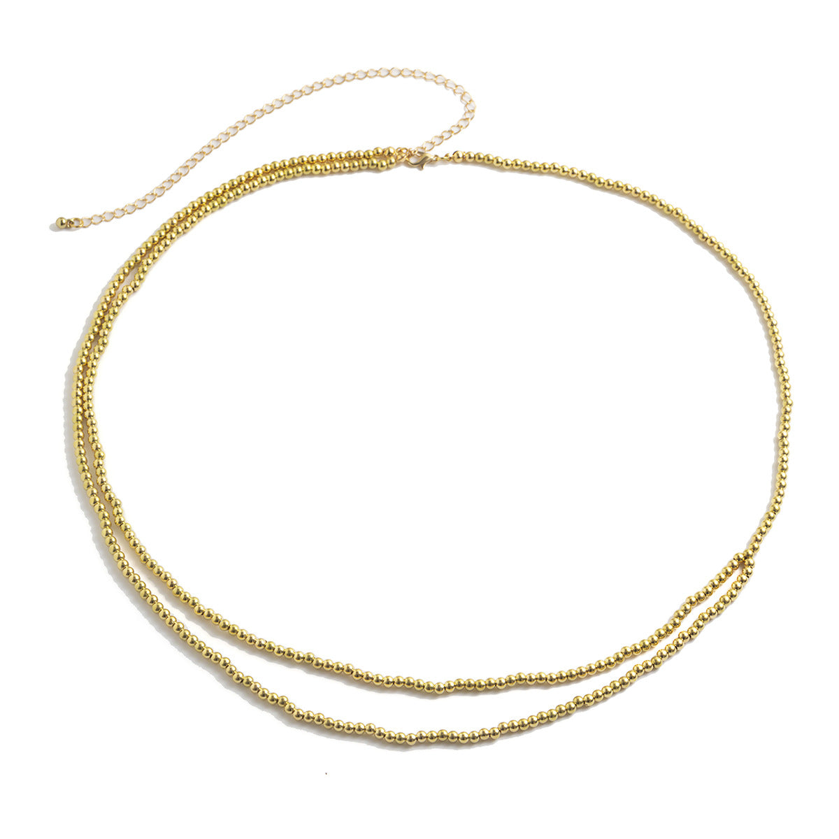 Simple and versatile, personalized and sexy double-layer pearl waist chain, body chain - Korvel