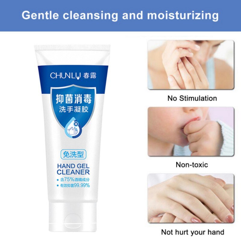 100ML Disposable Hands-Free Water Disinfection Hand Sanitizer 24 Hour Hand No Clean Gel Sanitizer - Korvel
