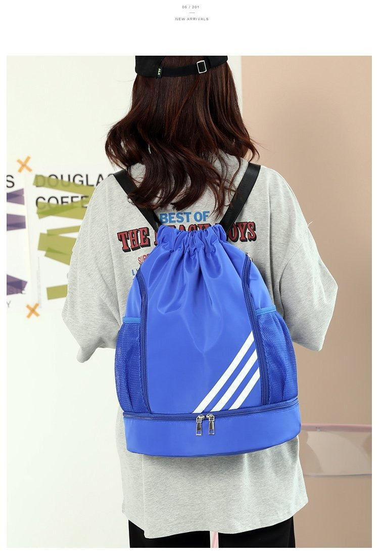 Sport Basketball Backpack Travel Outdoor Fitness Travel Sports Bag Basketball Pouch Hiking Climbing Backpack - Korvel
