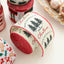 Christmas decoration ribbon, cedar pattern printed ribbon, bow tie, Christmas decoration ribbon, holiday ribbon - Korvel
