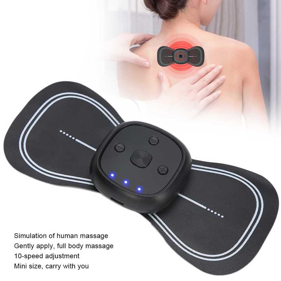 Rechargeable Wireless Remote Control Cervical Massage Paste Mini Massage Paste Cervical Spine Massager Cervical Spine Paste - Korvel
