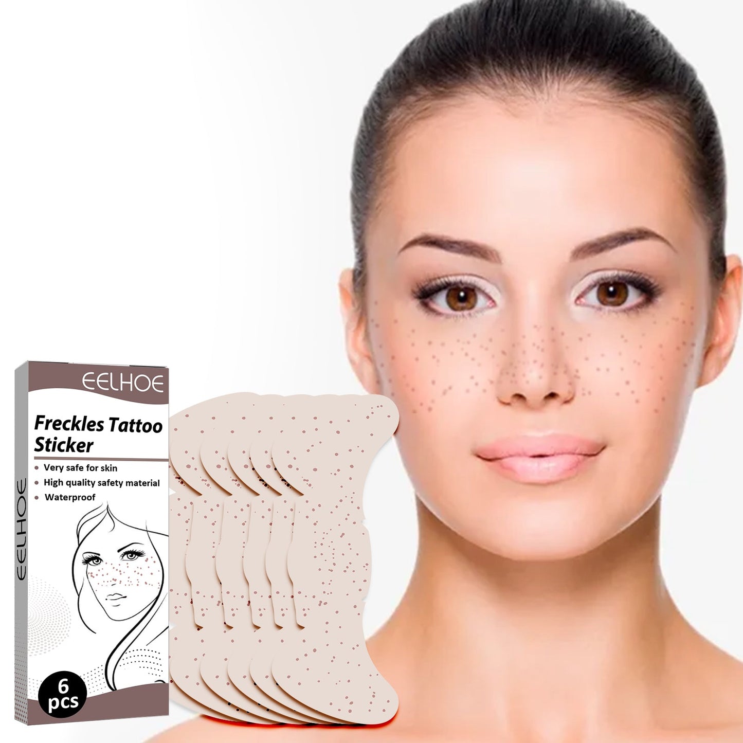Freckles Tattoo Sticker - Waterproof & Long-Lasting Makeup