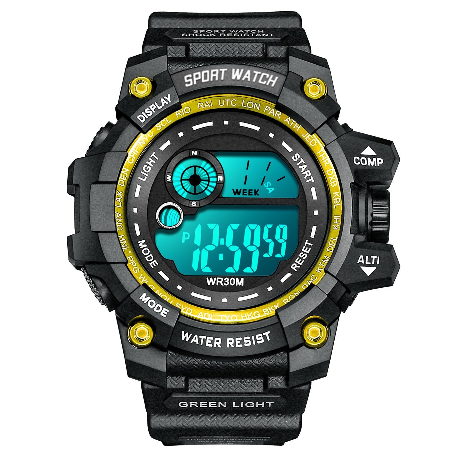 Student watch sports boy electronic watch waterproof luminous watch - Korvel