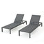 CAPE CORAL KD CHAISE LOUNGE GRY(MP2)( SET OF 2 ) - Korvel