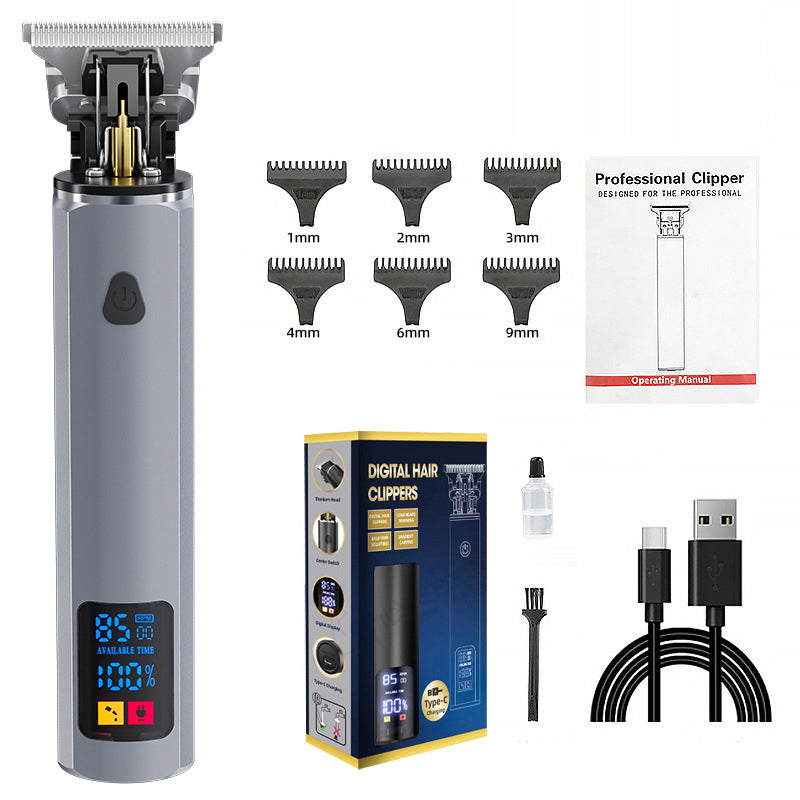 Cortadora de Cabello Eléctrica Premium con Cuchillas de Acero Inoxidable