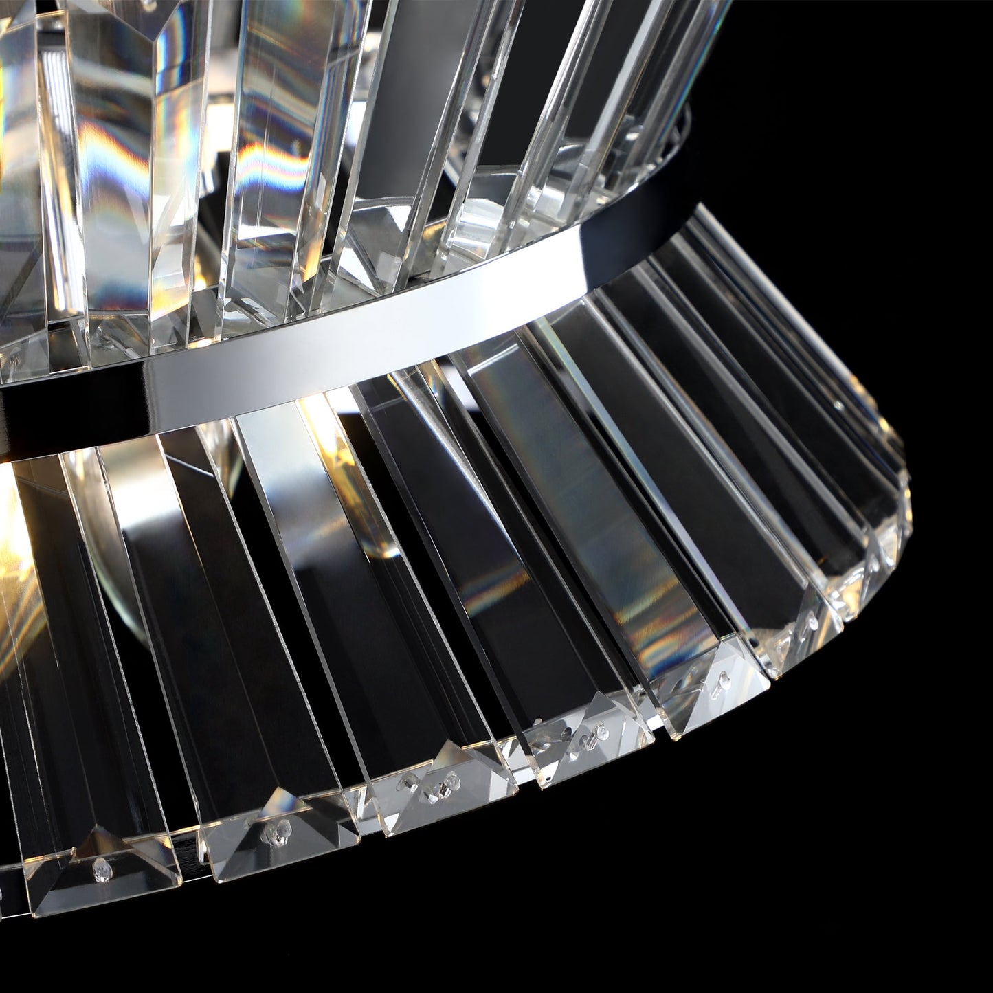 Modern Crystal Chandelier for Living-Room Round  Cristal Lamp Luxury Home Decor Light Fixture - Korvel