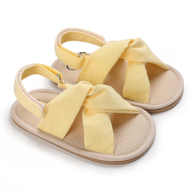 Toddler Shoes 0-1 Year Old Baby Girl Summer Sandals Soft Bottom Breathable Baby Shoes - Korvel