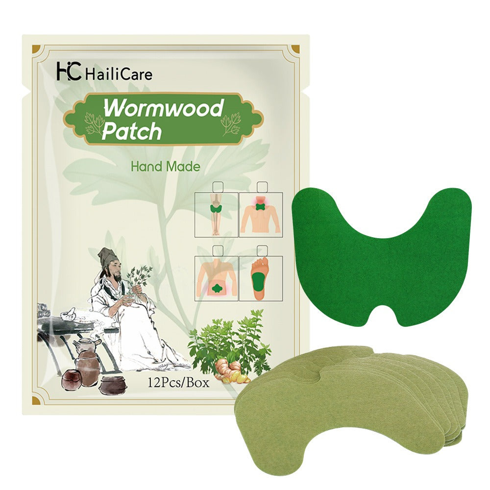 12pieces/Bag Foot Neck Knee Waist Massage Stickers Wormwood Natural Plant Self-heating Relief Joint Ache Pain Cinnamon Ginger - Korvel