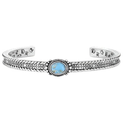 Turquoise Elegance Cuff Bracelet - Korvel