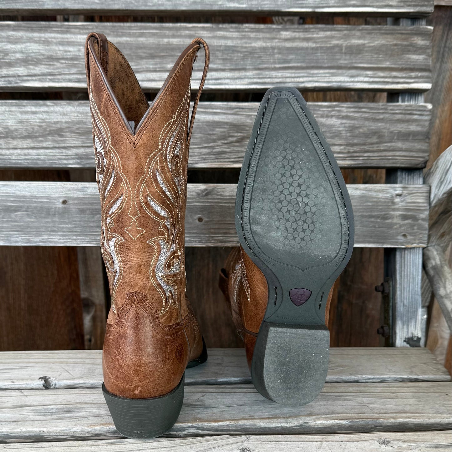 Ariat Women's Heritage Bliss Western Boots - Dark Tan - Korvel