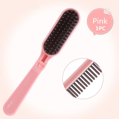 Portable Folding Hair Comb Brush - Compact & Anti-Static