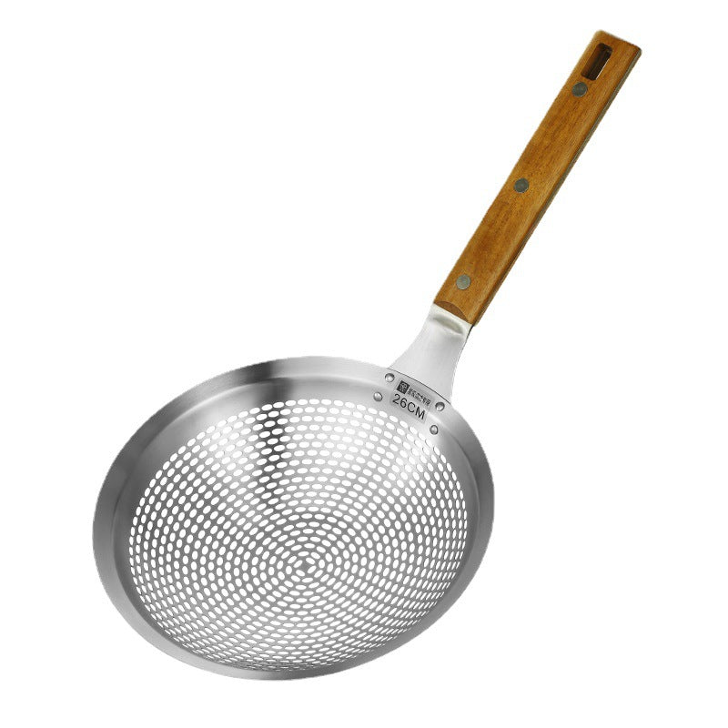 Large Stainless Steel Oil Strainer, Commercial Oil Strainer, Lo Mein Strainer, Oil Leak Strainer, Household Lo Mein Strainer - Korvel