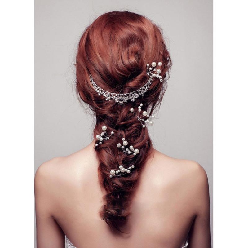6 Pieces Wedding Bridal Hair Jewelry - Korvel