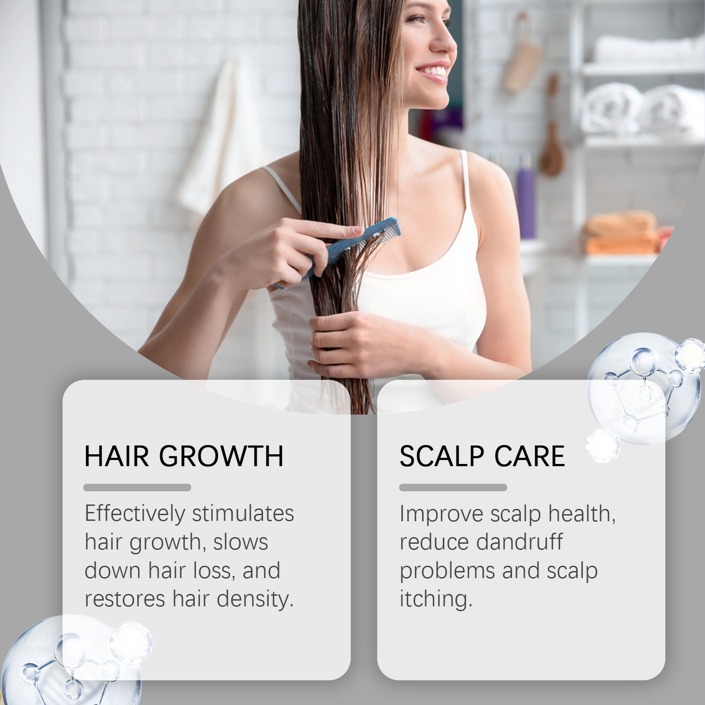 Esencia Nutritiva para el Cuidado del Cabello para Hidratación y Reparación